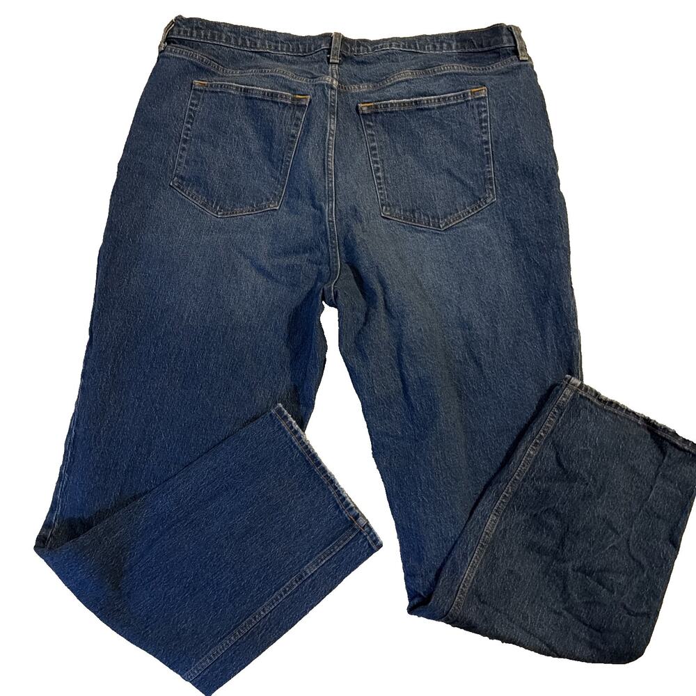 Abercrombie & Fitch Jeans Sz 36 22L Curve Love 90s Straight High Rise Denim NWOT